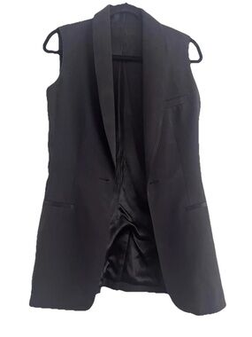 Jean Paul Gaultier Black Satin-Lined Jacket Interior